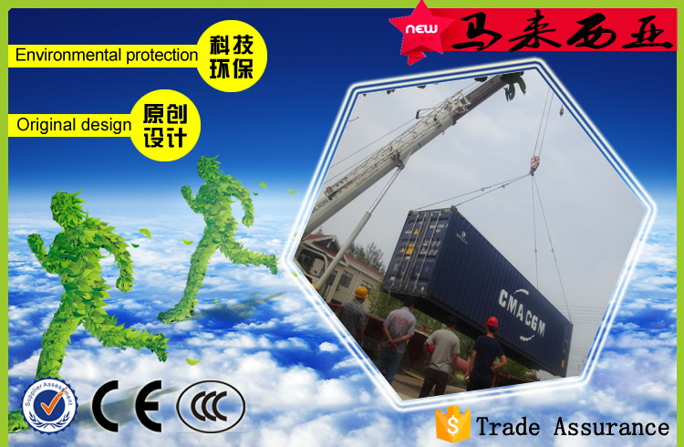 2016.7.4馬來西亞時産3-4噸顆粒機組發貨