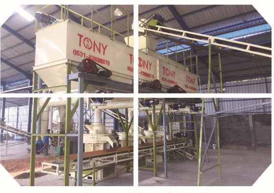 2017年印尼時産(chǎn)8噸(dūn)木材顆粒機組